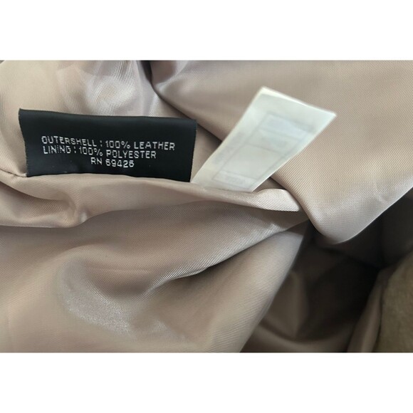 Women's Vintage Wilson's Leather Maxima Leather Pants With Hem Slit Size 26 - Picture 8 of 8